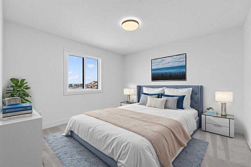 539 Waterford Rise, Chestermere, AB - Indoor Photo Showing Bedroom