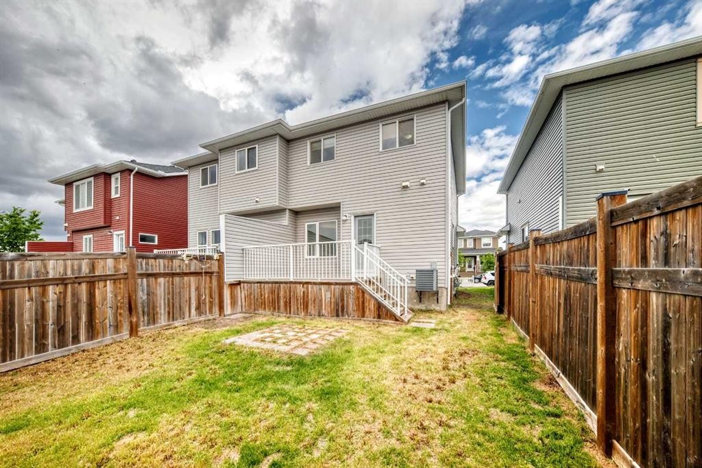 17 Redstone Common Ne, Calgary, AB - Outdoor With Deck Patio Veranda With Exterior