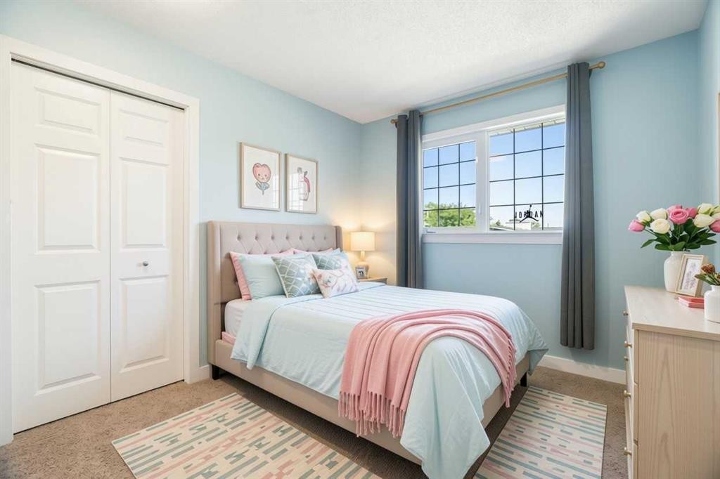 76 Pinebrook Close Ne, Calgary, AB - Indoor Photo Showing Bedroom