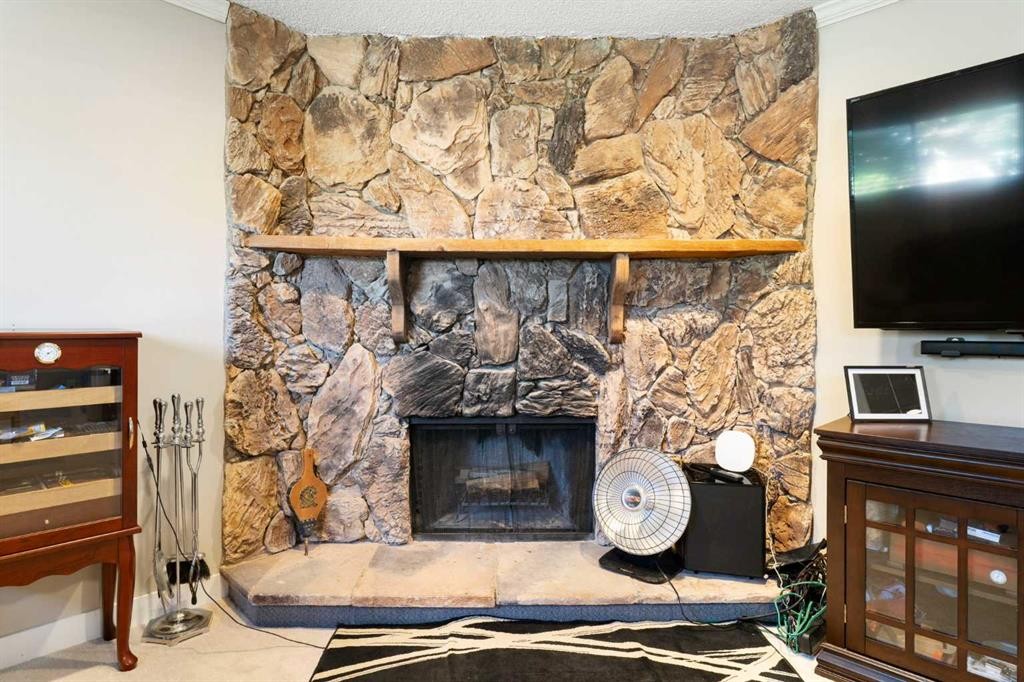 76 Pinebrook Close Ne, Calgary, AB - Indoor With Fireplace