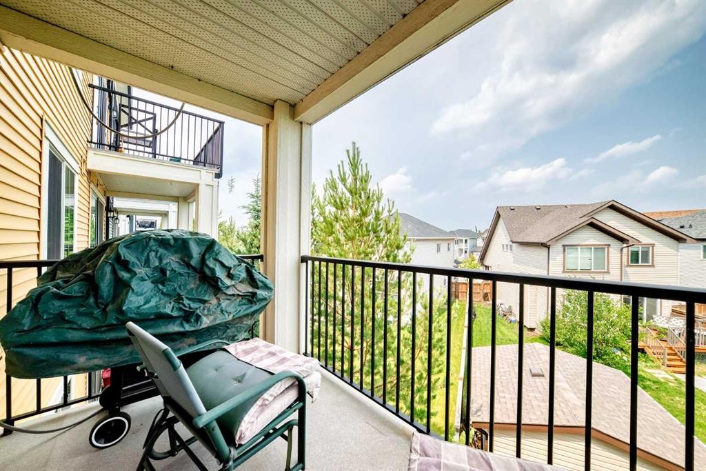4302-755 Copperpond Boulevard Se, Calgary, AB - Outdoor With Deck Patio Veranda With Exterior