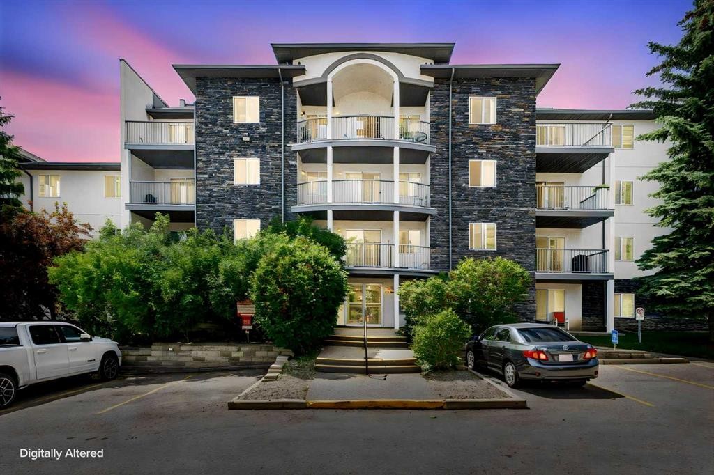 413-33 Arbour Grove Close Nw, Calgary, AB - Outdoor With Balcony With Facade