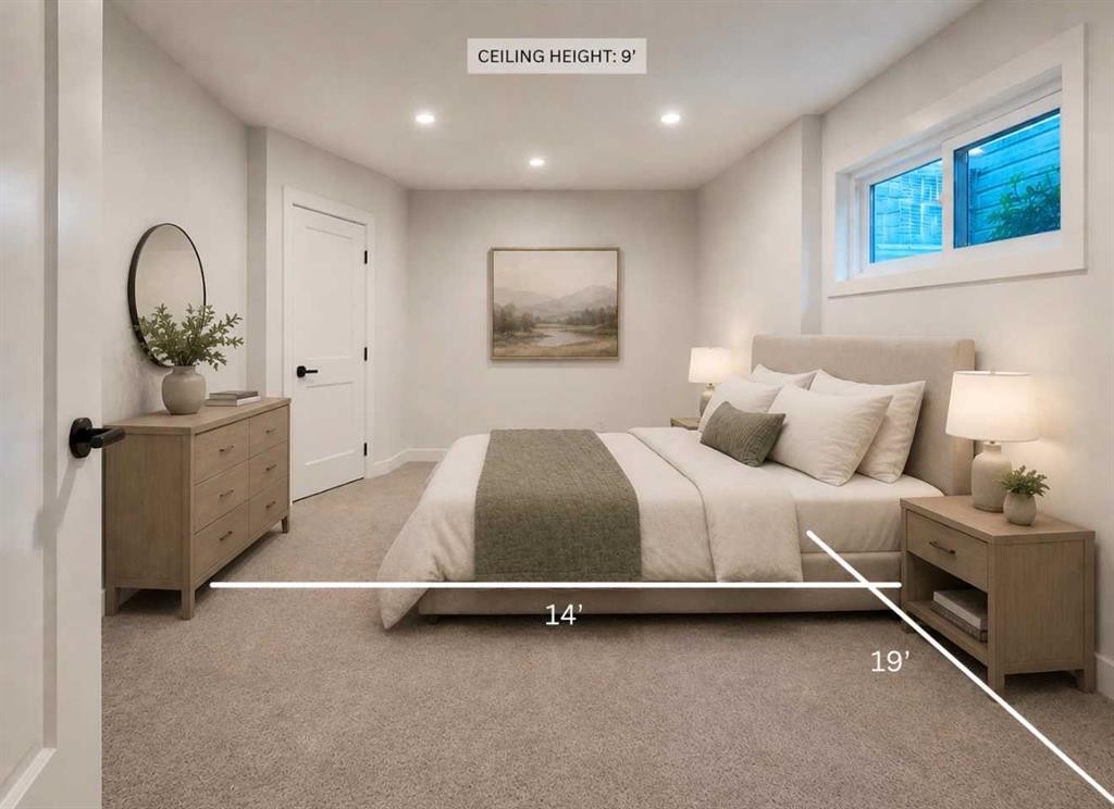 1649 Evergreen Hill Sw, Calgary, AB - Indoor Photo Showing Bedroom