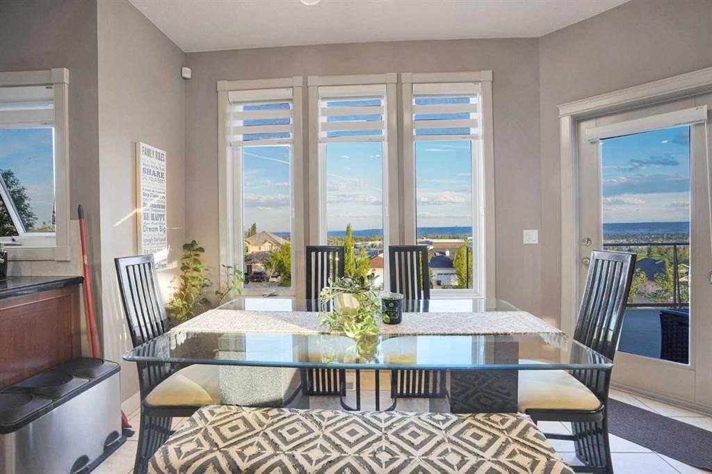 99 Arbour Vista Road Nw, Calgary, AB - Indoor Photo Showing Dining Room