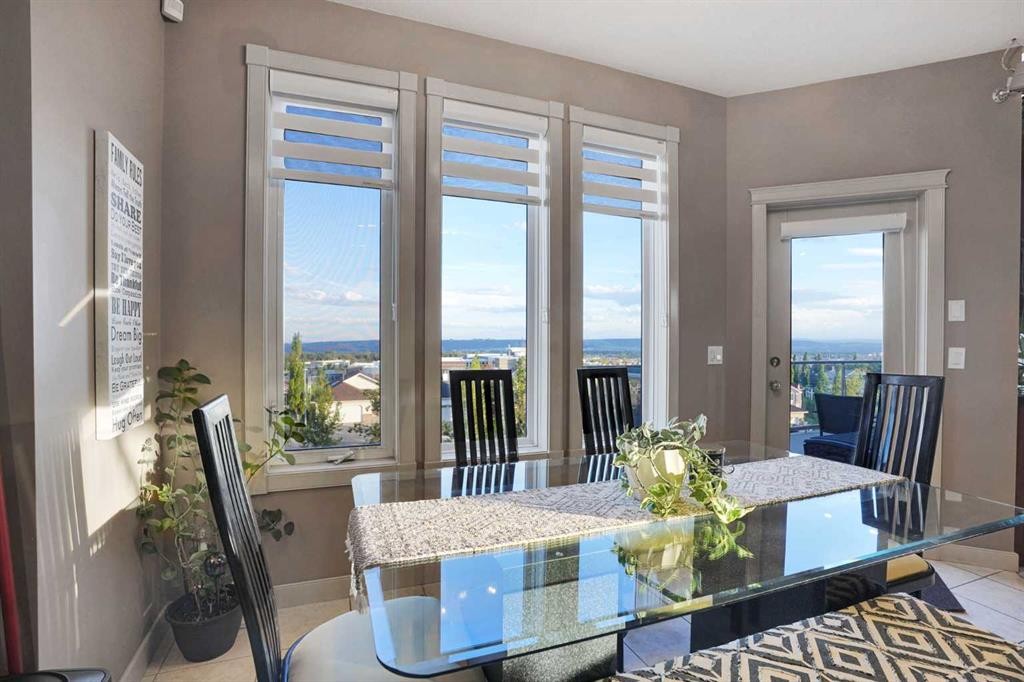 99 Arbour Vista Road Nw, Calgary, AB - Indoor Photo Showing Dining Room