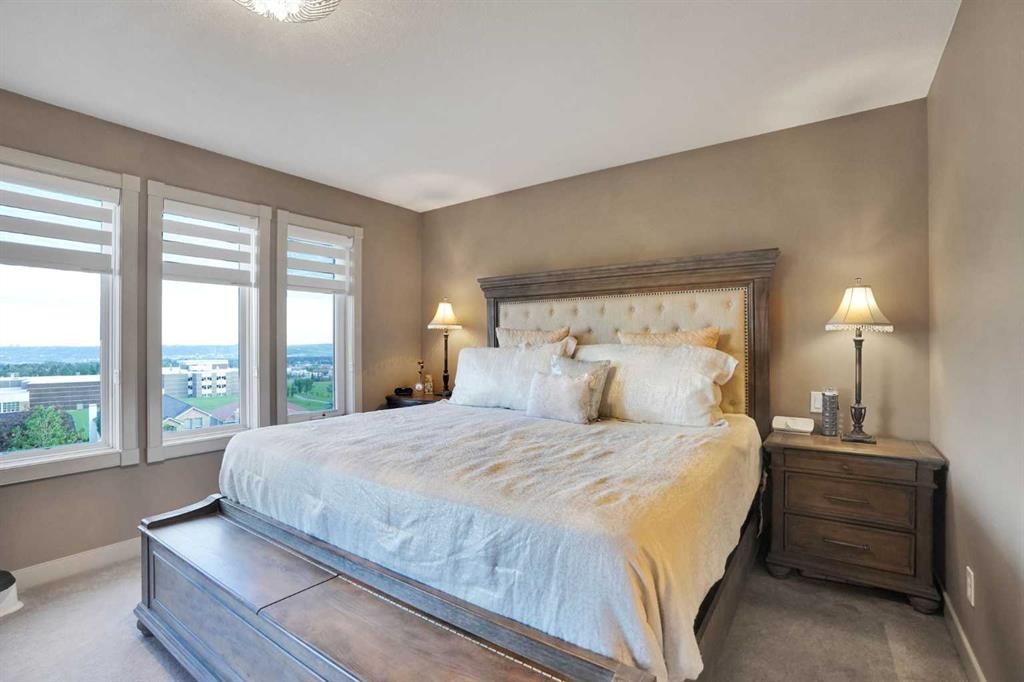 99 Arbour Vista Road Nw, Calgary, AB - Indoor Photo Showing Bedroom