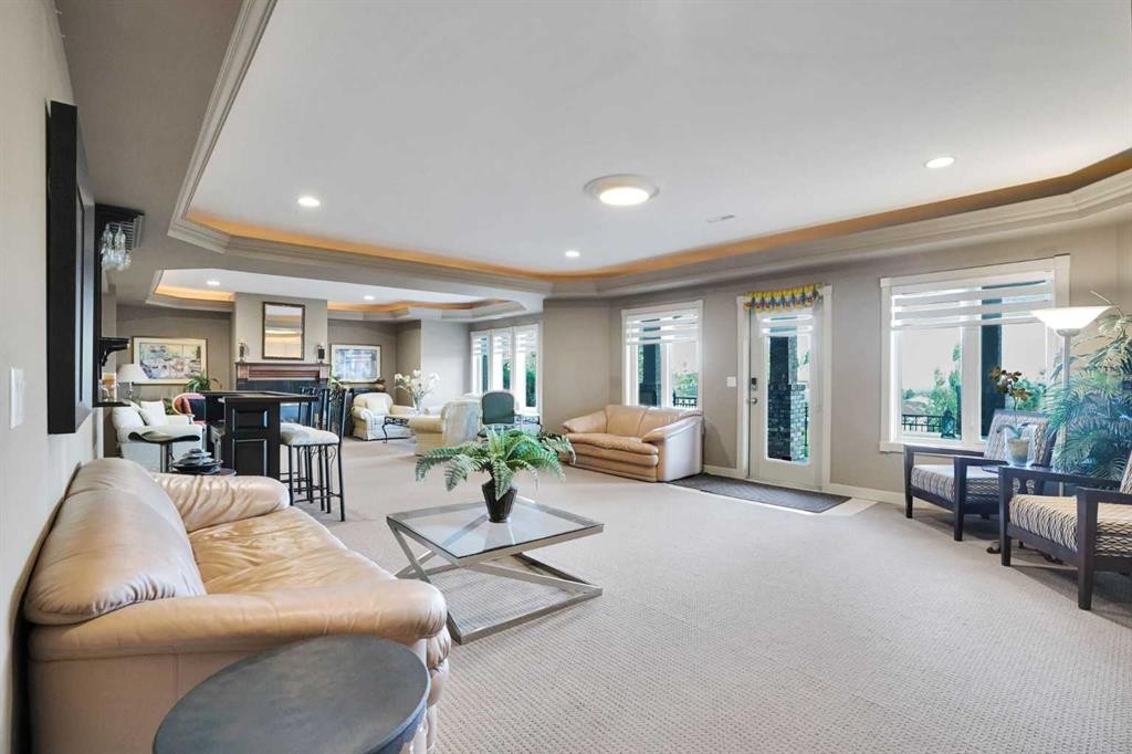 99 Arbour Vista Road Nw, Calgary, AB - Indoor Photo Showing Living Room