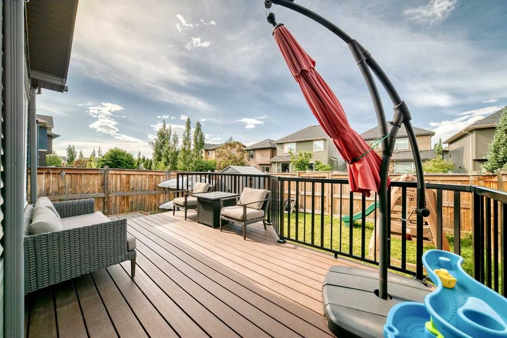 16 Sunrise Crescent, Cochrane, AB - Outdoor With Deck Patio Veranda With Exterior