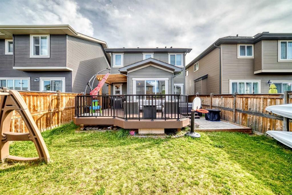 16 Sunrise Crescent, Cochrane, AB - Outdoor With Deck Patio Veranda With Exterior