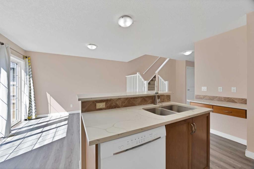 65 Taralake Terrace Ne, Calgary, AB - Indoor Photo Showing Kitchen With Double Sink