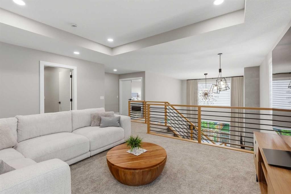 269 Aspen Summit Heights Sw, Calgary, AB - Indoor Photo Showing Living Room
