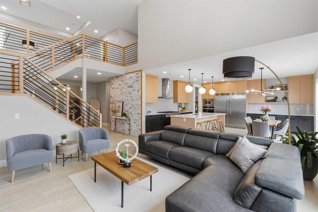 269 Aspen Summit Heights Sw, Calgary, AB - Indoor Photo Showing Living Room