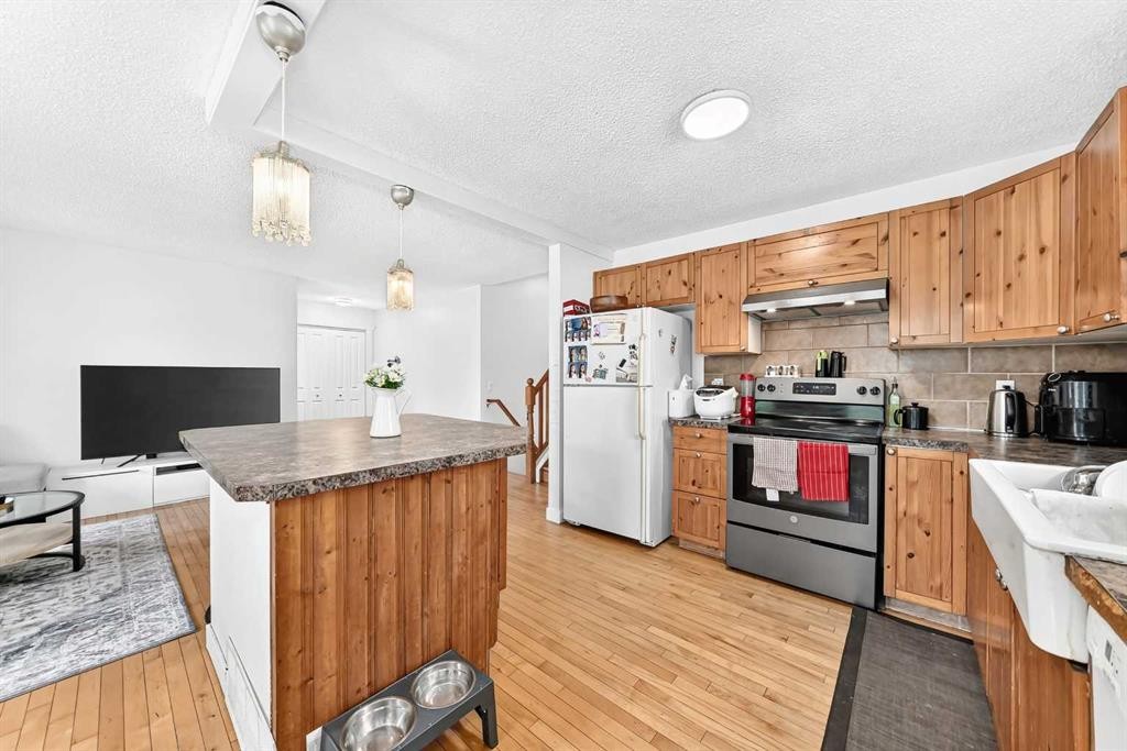11 Bedford Drive Ne, Calgary, AB - Indoor Photo Showing Kitchen With Double Sink