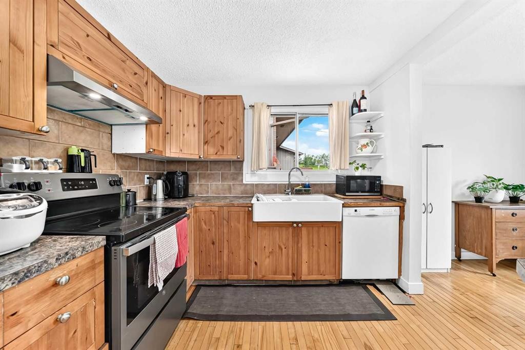 11 Bedford Drive Ne, Calgary, AB - Indoor Photo Showing Kitchen With Double Sink