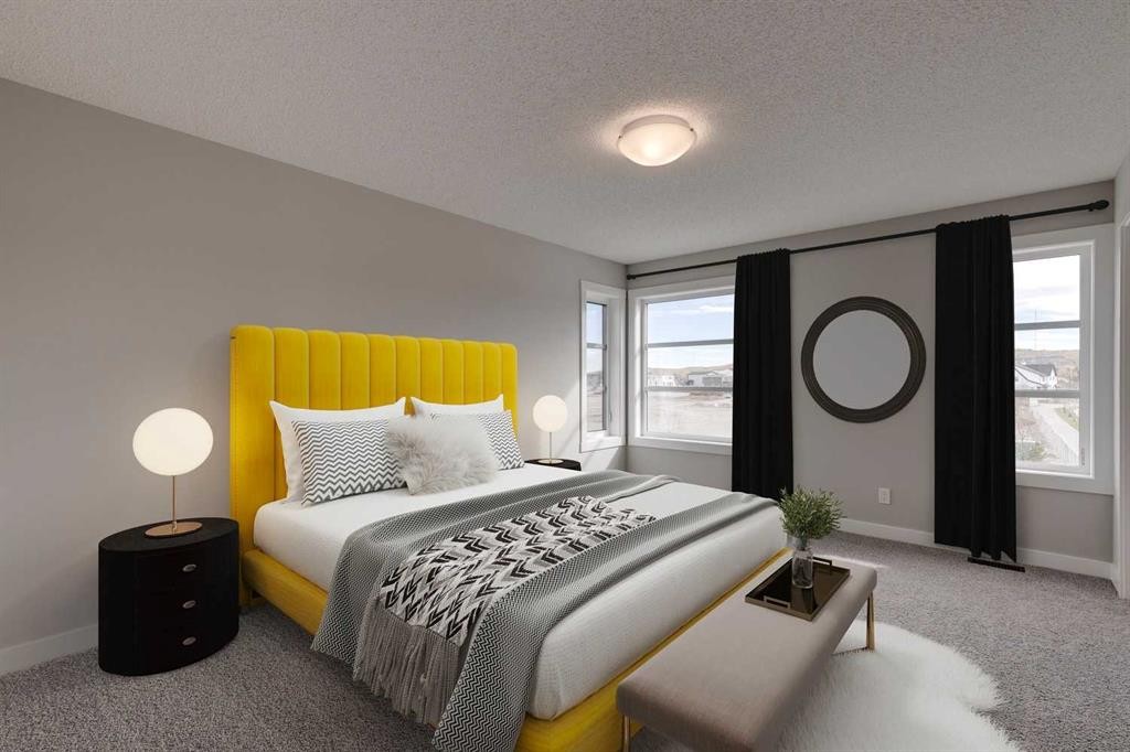 306 Haskayne Drive Nw, Calgary, AB - Indoor Photo Showing Bedroom
