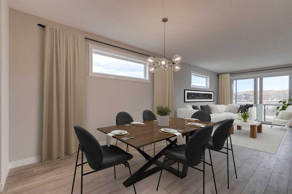 306 Haskayne Drive Nw, Calgary, AB - Indoor Photo Showing Dining Room