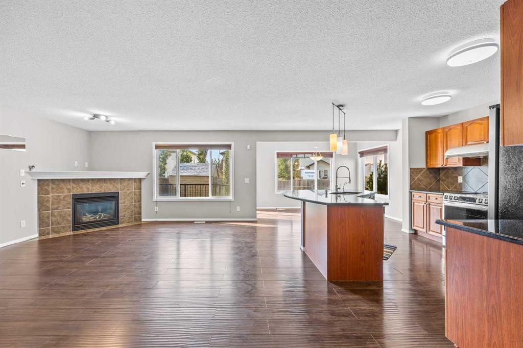 140 West Creek Circle, Chestermere, AB - Indoor With Fireplace