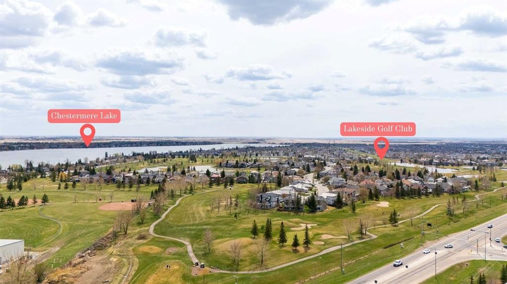 140 West Creek Circle, Chestermere, AB - Outdoor With Body Of Water With View