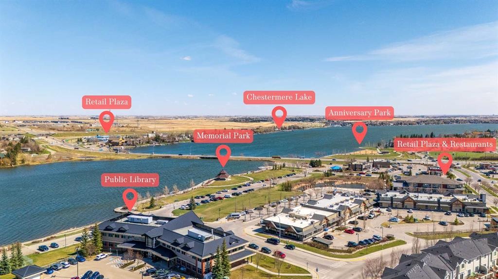 140 West Creek Circle, Chestermere, AB - Outdoor With Body Of Water With View