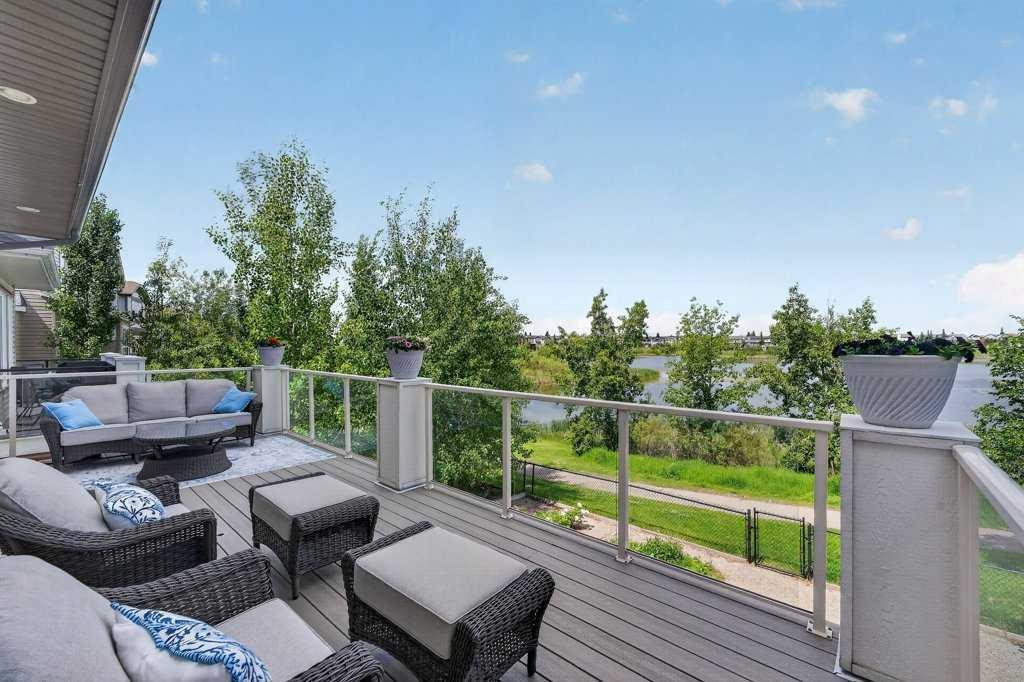 232 Copperpond Circle Se, Calgary, AB - Outdoor With Deck Patio Veranda With Exterior