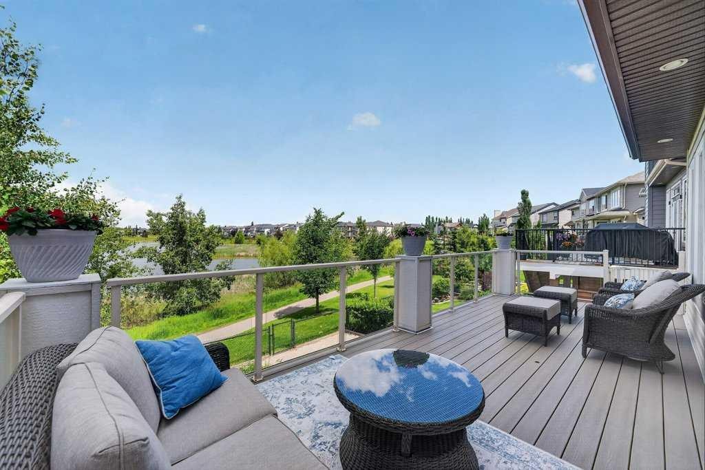 232 Copperpond Circle Se, Calgary, AB - Outdoor With Deck Patio Veranda With Exterior