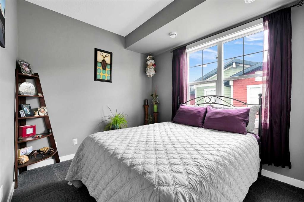 410 Cranford Walk Se, Calgary, AB - Indoor Photo Showing Bedroom