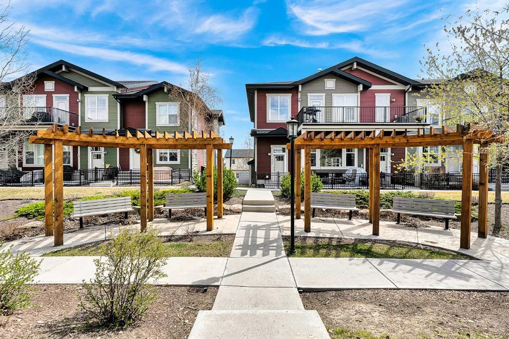 410 Cranford Walk Se, Calgary, AB - Outdoor With Balcony With Facade