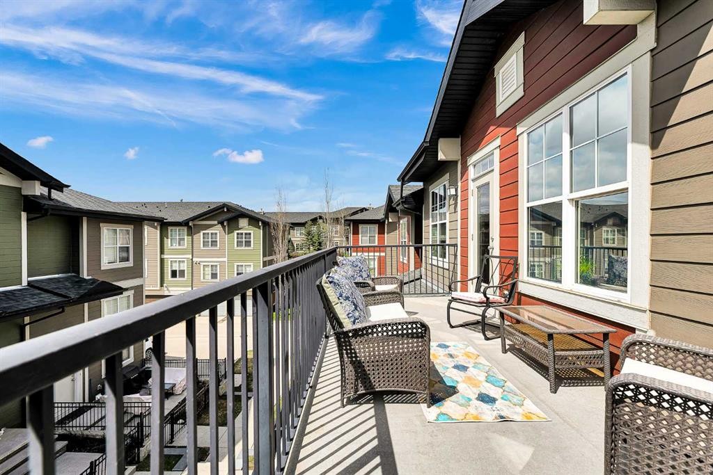 410 Cranford Walk Se, Calgary, AB - Outdoor With Balcony With Exterior