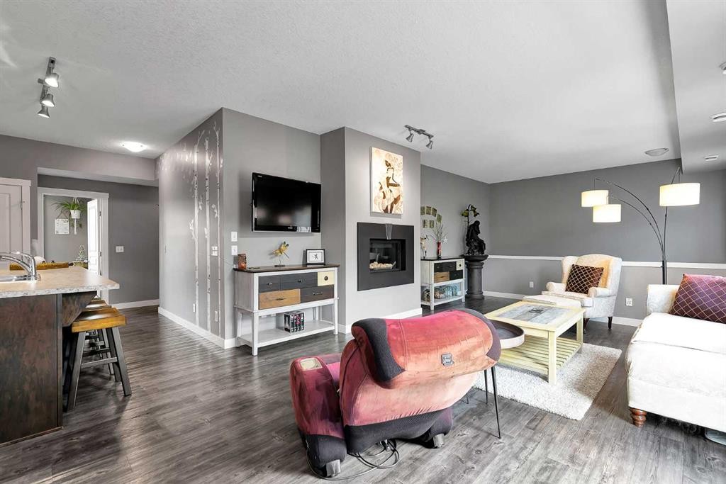 410 Cranford Walk Se, Calgary, AB - Indoor Photo Showing Living Room