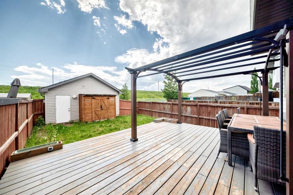294 Elgin View Se, Calgary, AB - Outdoor With Deck Patio Veranda