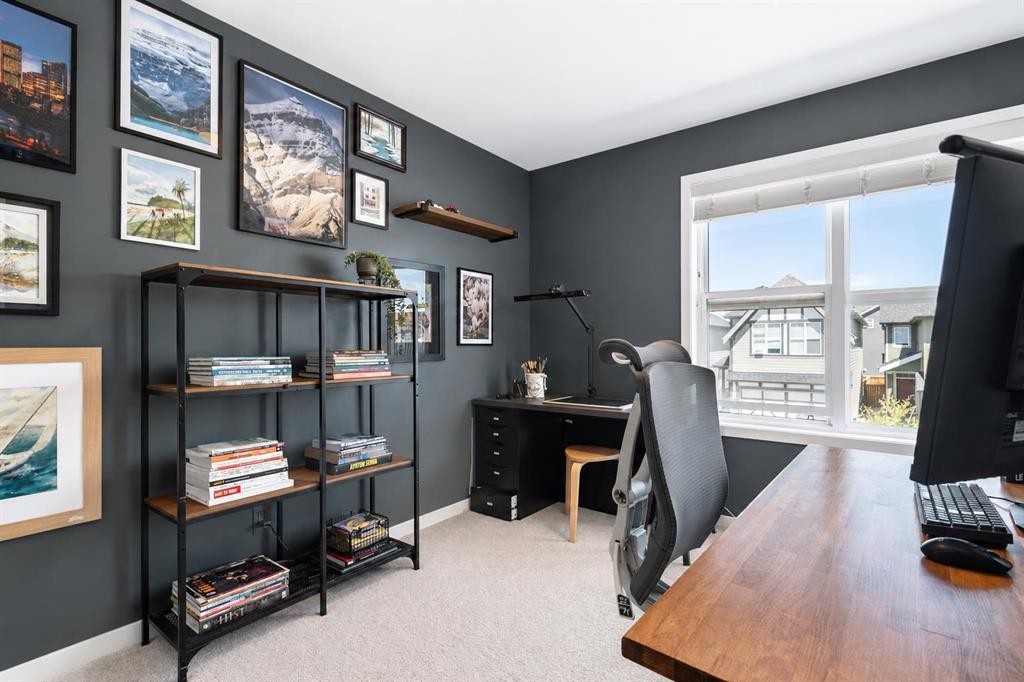 229 Masters Row Se, Calgary, AB - Indoor Photo Showing Office