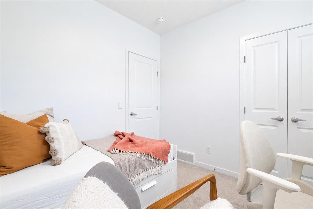 229 Masters Row Se, Calgary, AB - Indoor Photo Showing Bedroom