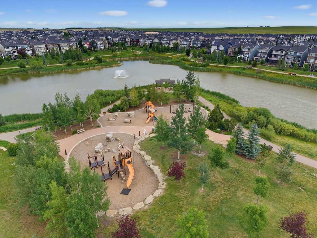145 Sunset Manor, Cochrane, AB - Outdoor With Body Of Water With View