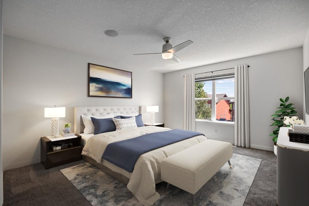 31 Chaparral Valley Way Se, Calgary, AB - Indoor Photo Showing Bedroom