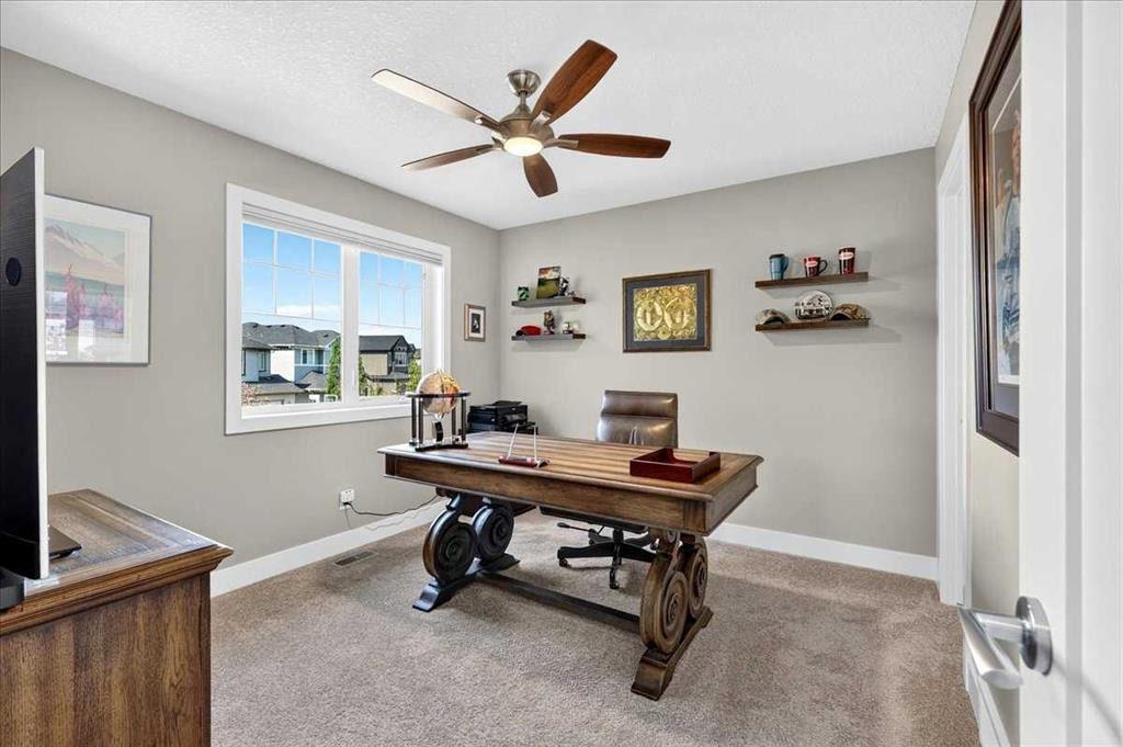 69 Cimarron Springs Circle, Okotoks, AB - Indoor Photo Showing Office