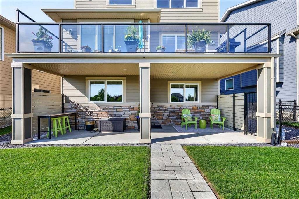 69 Cimarron Springs Circle, Okotoks, AB - Outdoor With Deck Patio Veranda With Exterior