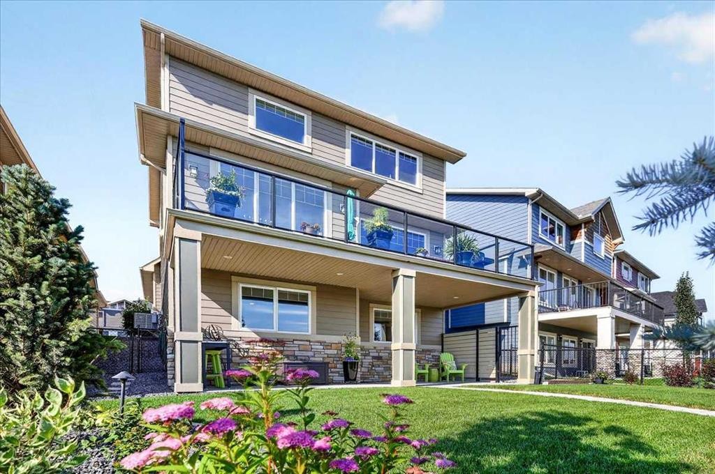 69 Cimarron Springs Circle, Okotoks, AB - Outdoor With Deck Patio Veranda