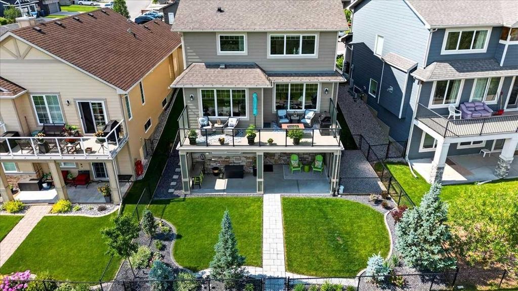 69 Cimarron Springs Circle, Okotoks, AB - Outdoor With Deck Patio Veranda