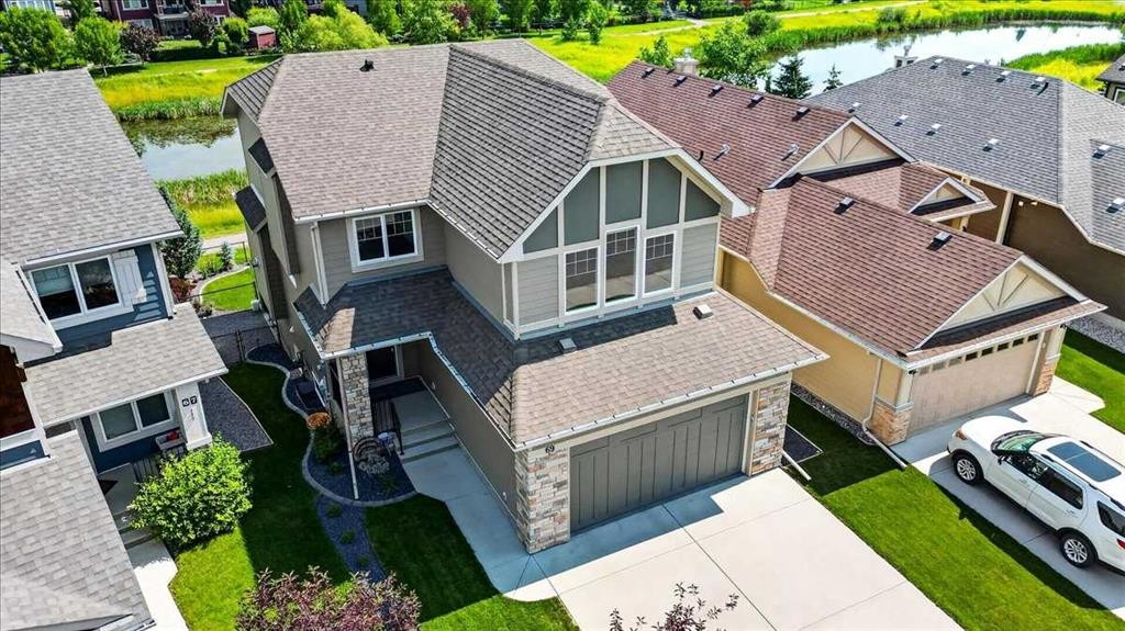 69 Cimarron Springs Circle, Okotoks, AB - Outdoor With Deck Patio Veranda