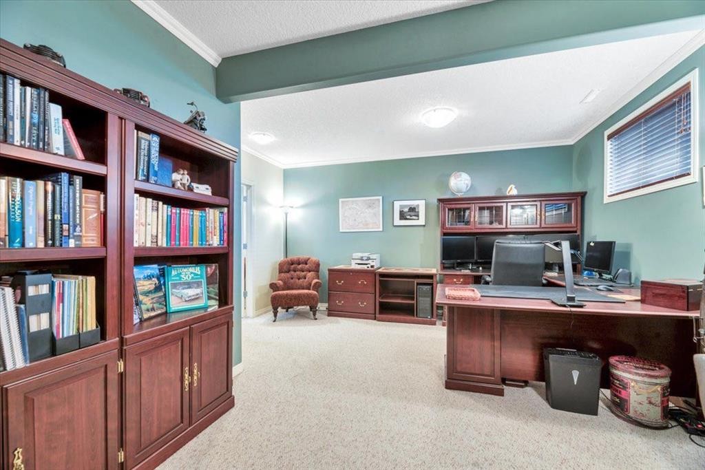 141 Ridgestone Lane, Diamond Valley, AB - Indoor Photo Showing Office