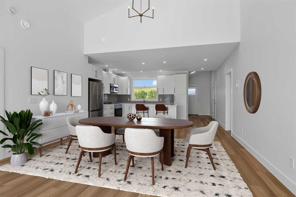 8 Diamond Valley Close, Carbon, AB - Indoor Photo Showing Dining Room