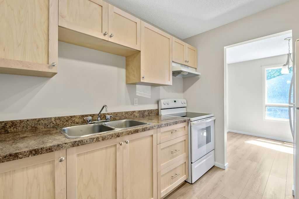 122 Bergen Road Nw, Calgary, AB - Indoor Photo Showing Kitchen With Double Sink