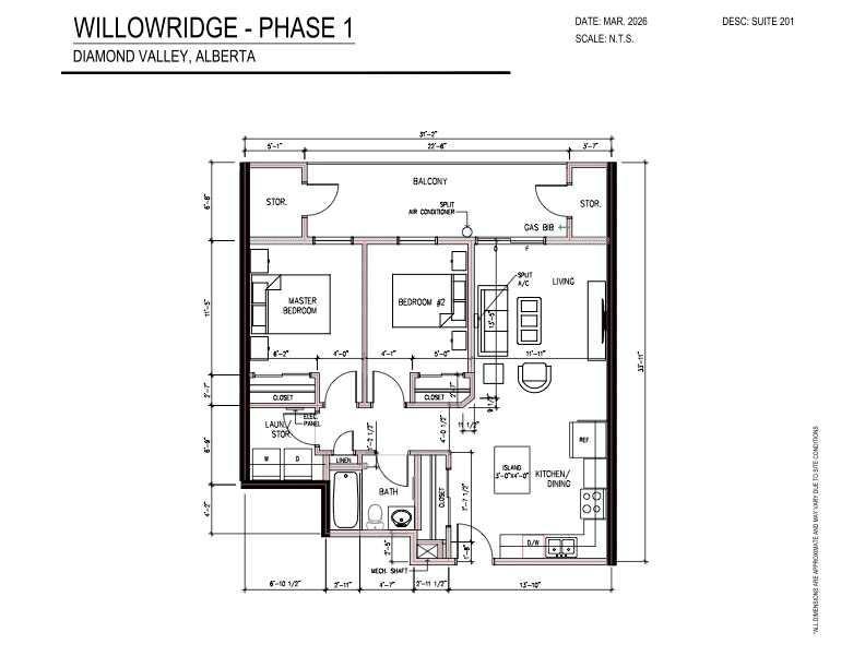 201-101 Willowridge Drive, Diamond Valley, AB