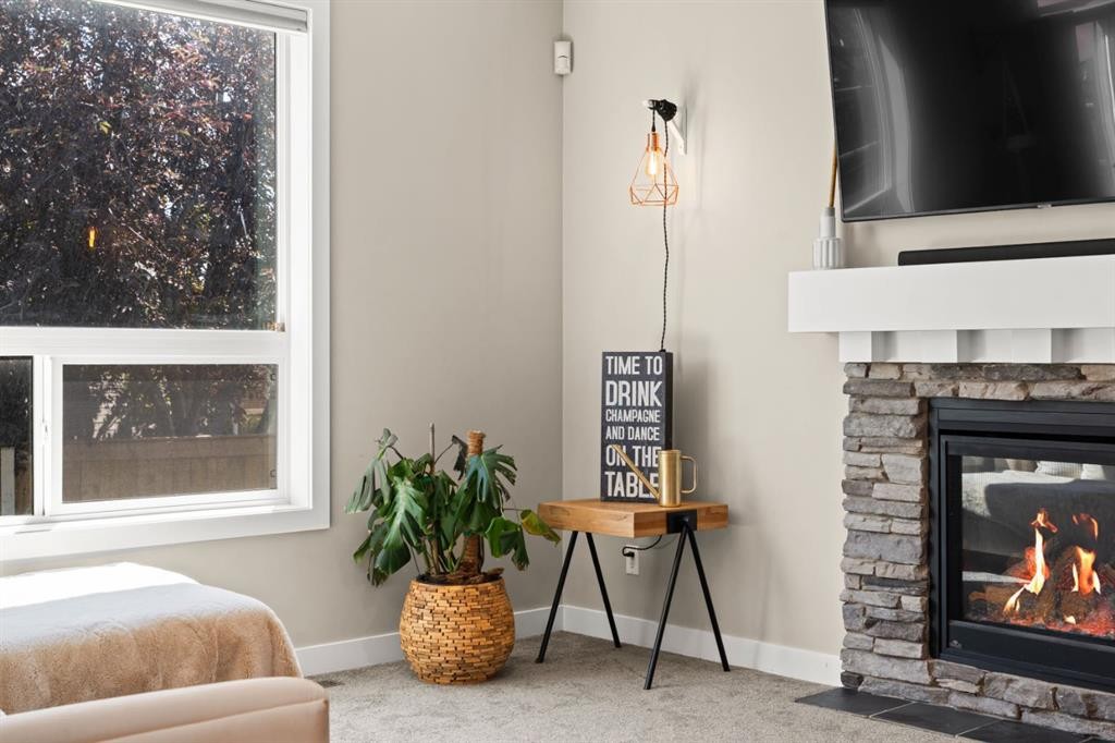 172 Mcivor Terrace, Chestermere, AB - Indoor With Fireplace
