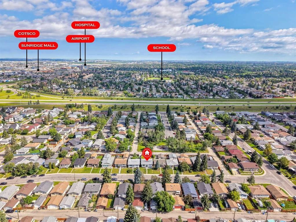 4108 13 Avenue Ne, Calgary, AB - Outdoor With View