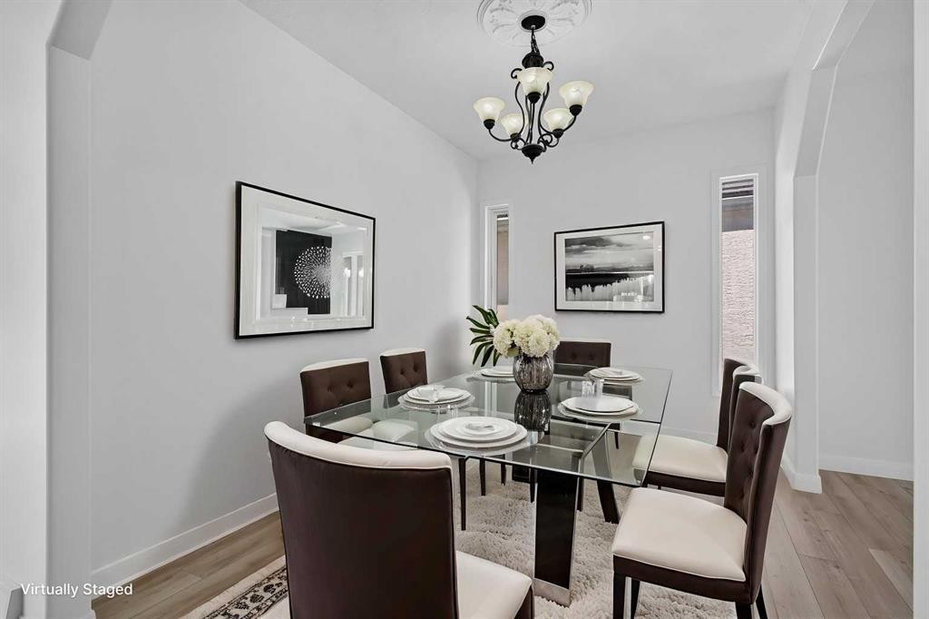 78 Hamptons Circle Nw, Calgary, AB - Indoor Photo Showing Dining Room