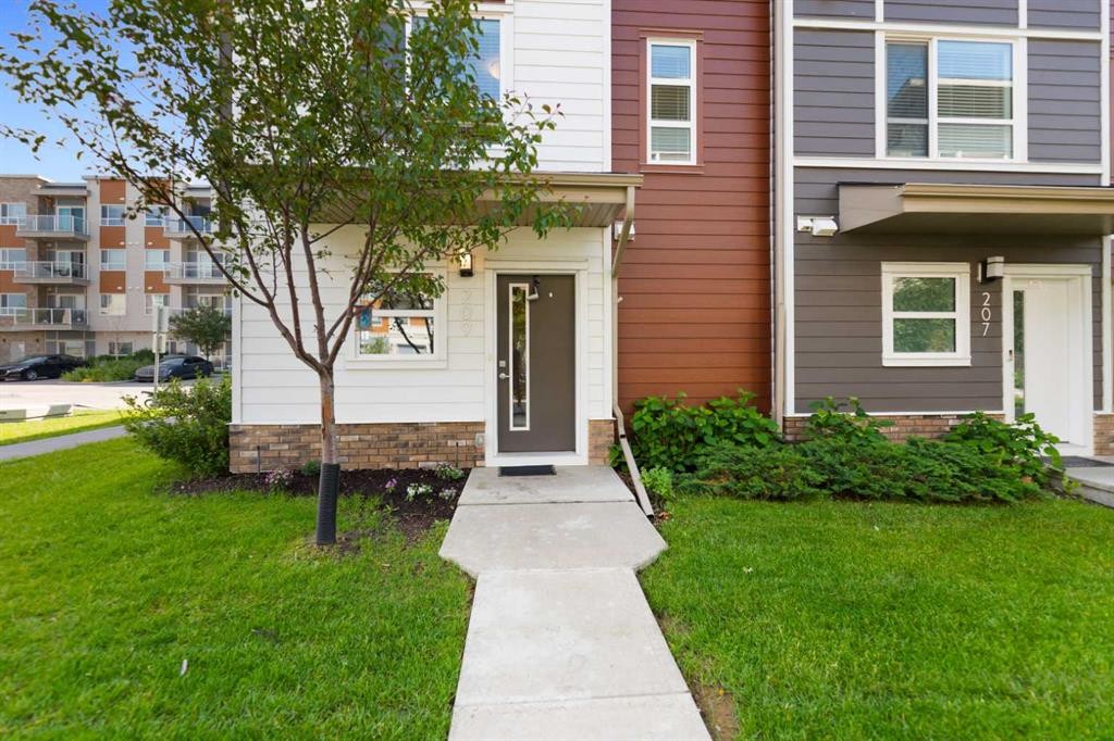 209 Harvest Hills Common Ne, Calgary, AB - Outdoor With Facade