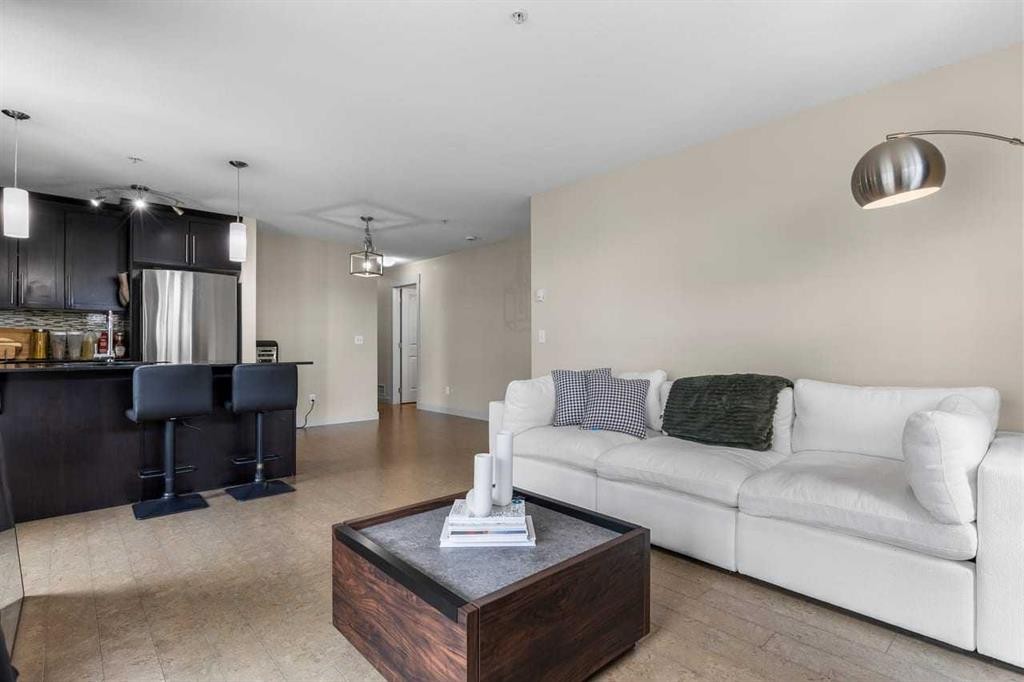 3308-155 Skyview Ranch Way Ne, Calgary, AB - Indoor Photo Showing Living Room
