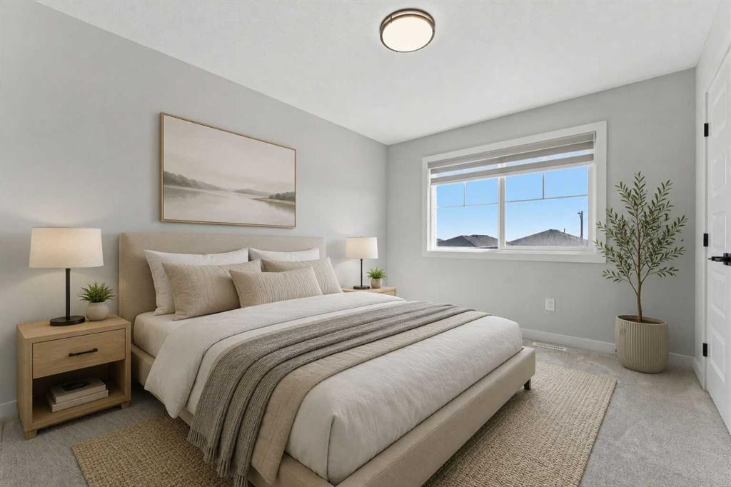 3081 Key Drive Sw, Airdrie, AB - Indoor Photo Showing Bedroom