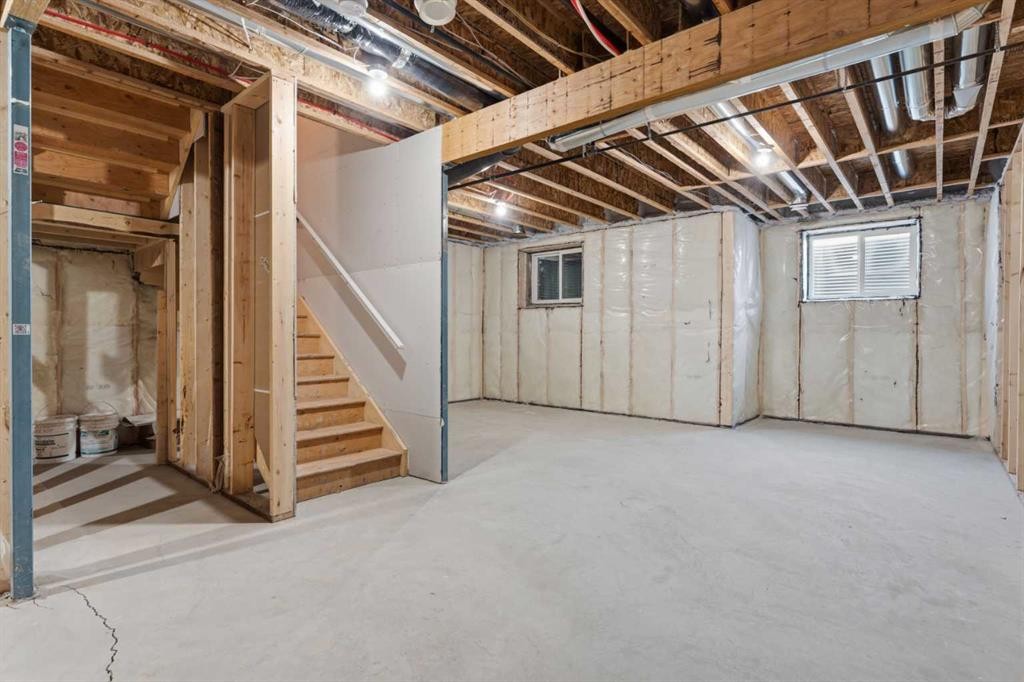 3081 Key Drive Sw, Airdrie, AB - Indoor Photo Showing Basement